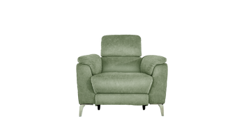 Romeo Power Recliner Leather Chair with Power Headrests