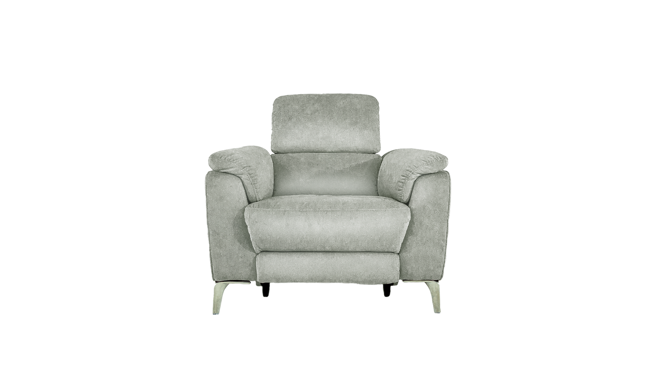 Romeo Power Recliner Leather Chair with Power Headrests