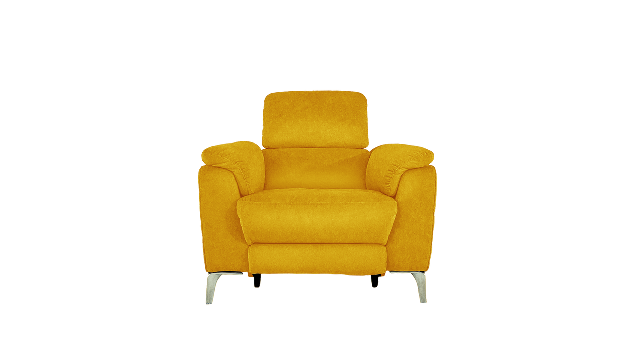 Romeo Power Recliner Leather Chair with Power Headrests