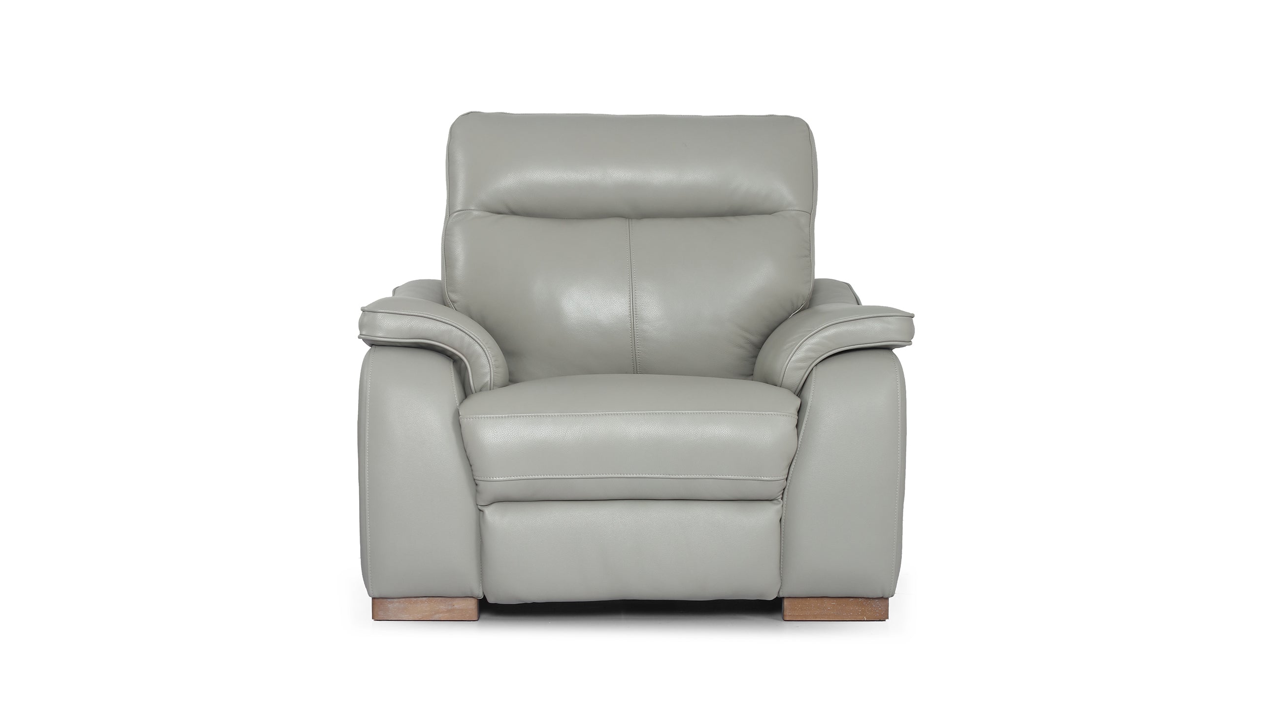 Sophia Power Reclining Armchair with Headrest in Leather