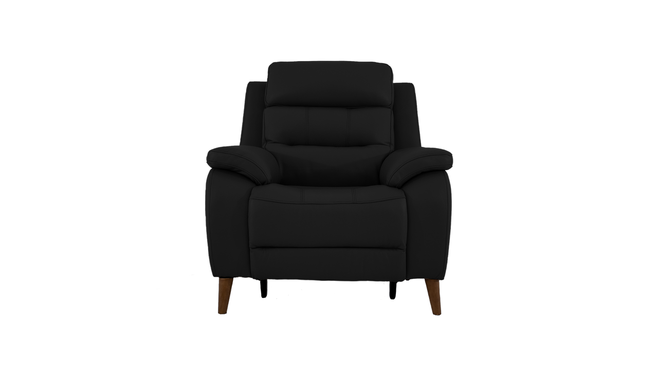 Miller Power Recliner Leather Armchair With Powered Headrests