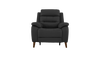 Miller Power Recliner Leather Armchair With Powered Headrests