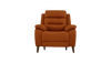 Miller Power Recliner Leather Armchair With Powered Headrests