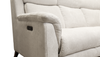 Sienna 3 Seater Power Recliner Sofa in Fabric