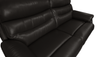 James 2 Seater Manual Recliner Sofa in Leather