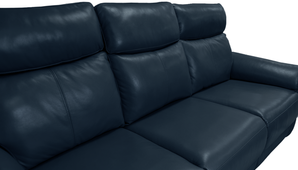 Oslo 3 Seater Power Recliner Sofa with Recliner Headrests and Fold Down ...