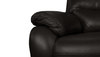 James 2 Seater Manual Recliner Sofa in Leather
