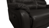 James 3 Seater Leather Manual Recliner Sofa