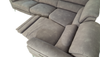 Romeo Large Power Recliner Fabric Corner Sofa with Power Headrests