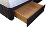 Trio Maple Double Divan Set with Footboard and Headboard