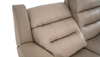 Miller 3 Seater Power Recliner Leather Sofa With Powered Headrests