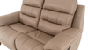 Miller 3 Seater Power Recliner Leather Sofa With Powered Headrests