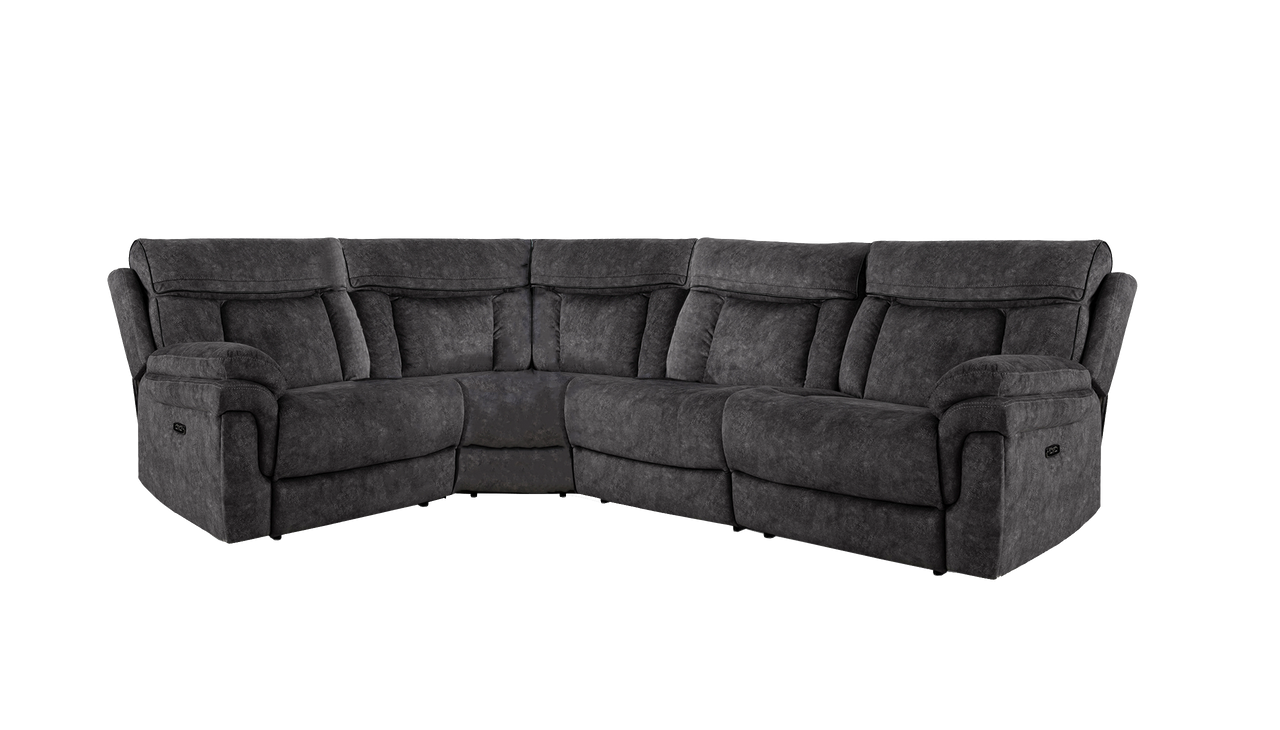 Orion 2 Corner 1 Power Recliner Sofa With Power Headrests