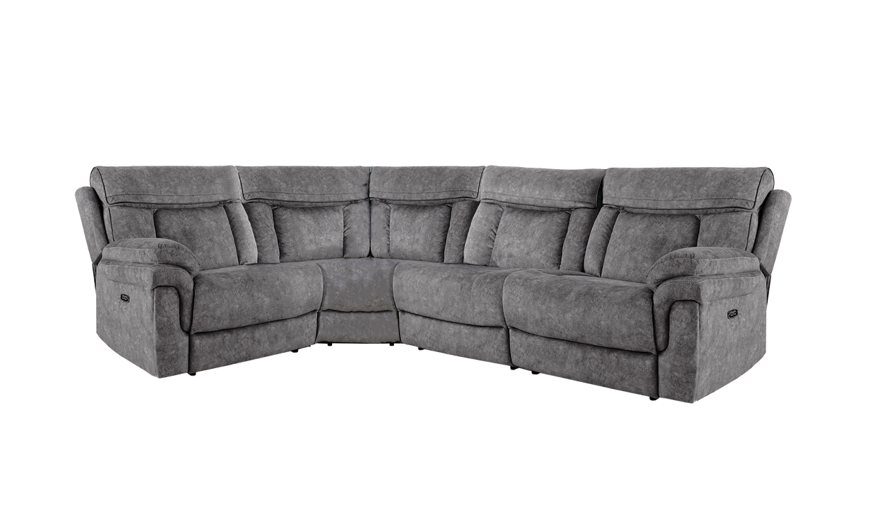 Orion 2 Corner 1 Power Recliner Sofa With Power Headrests