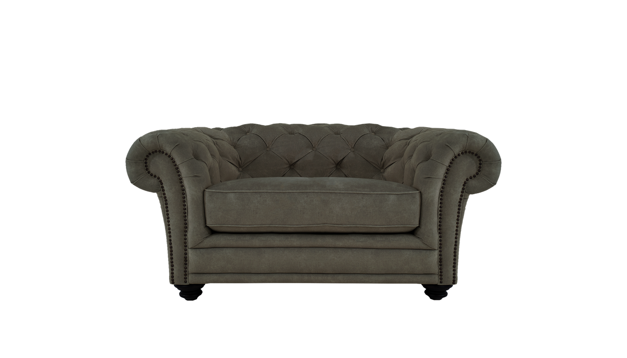 Savannah Fabric Cuddler Sofa