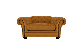 Savannah Fabric Cuddler Sofa