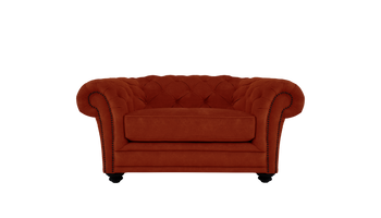 Savannah Fabric Cuddler Sofa