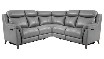 Sienna Large Double Power Recliner Corner Sofa in Leather