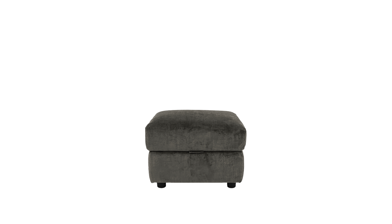 Micah Storage Footstool Velvet