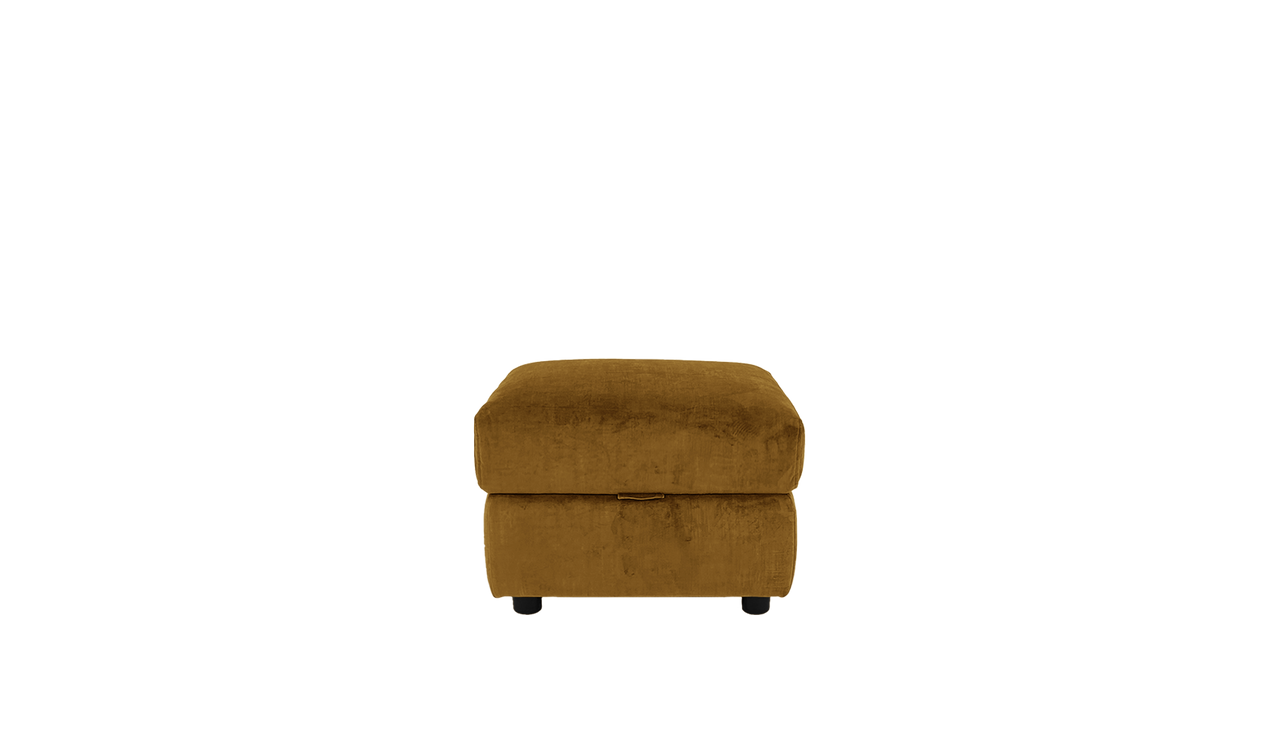Micah Storage Footstool Velvet
