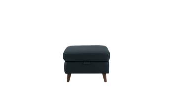 Sienna Storage Footstool in Leather