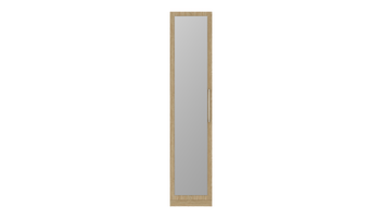 Lugano Single Door Mirror Wardrobe