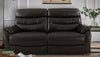 James Large Double Power Recliner Leather Corner Sofa