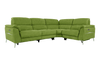 Romeo Power Recliner Fabric Corner Sofa with Power Headrests