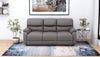 Evelyn 3 Seater Power Recliner Leather Sofa