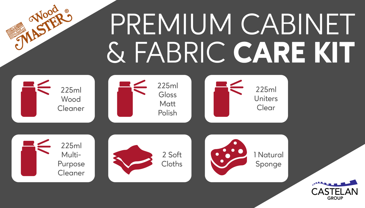 Castelan Premium Cabinet Care Kit & Fabric