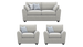 Zara 2 Seater Standard Back Sofa, and 2x Chair - Package Deal