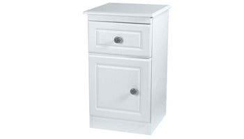 Pembroke 1 drawer bedside table - AHF Furniture & Carpets