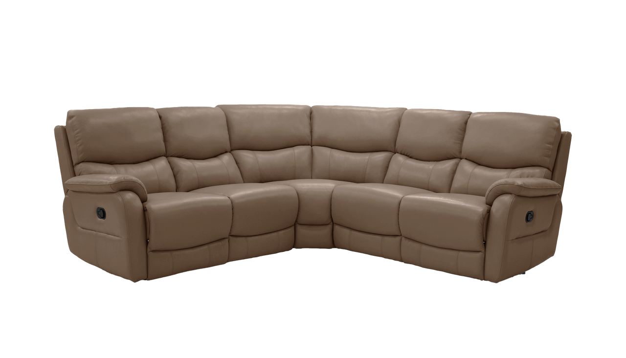 Evelyn Large Manual Corner Leather Sofa