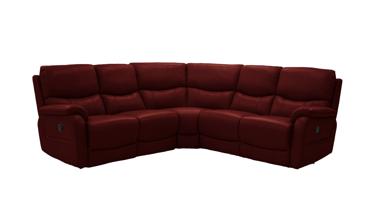 Evelyn Large Manual Corner Leather Sofa