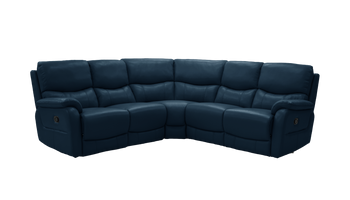 Evelyn Large Manual Corner Leather Sofa