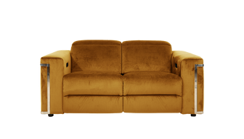 Cora 2 Seater Power Recliner Velvet Sofa With Power Headrests