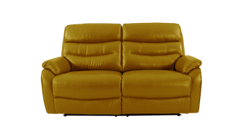James 2 Seater Power Recliner Sofa with Power Headrests in Leather