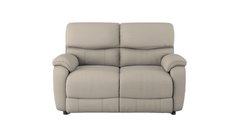 Evelyn 2 Seater Manual Recliner Leather Sofa