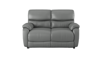 Evelyn 2 Seater Manual Recliner Leather Sofa