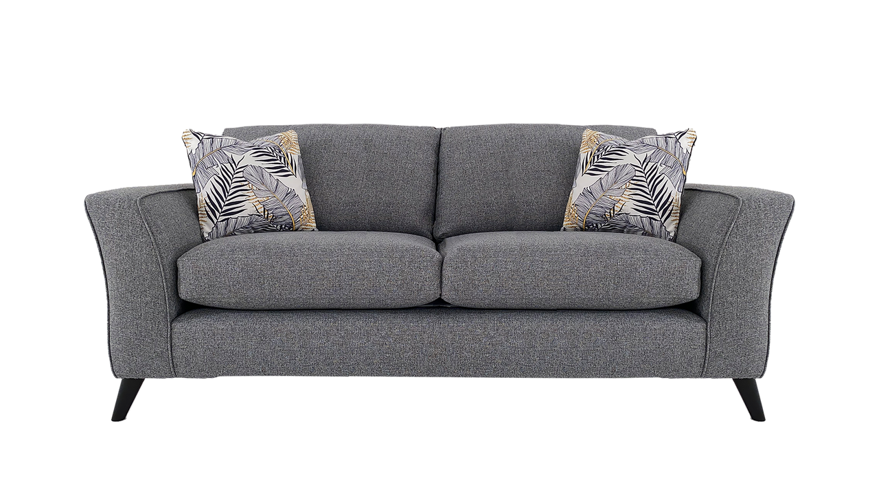 Leah 3 Seater Standard Back Sofa Fabb Furniture