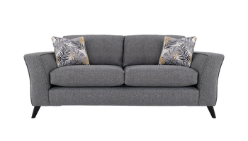 Leah 3 Seater Standard Back Fabric Sofa