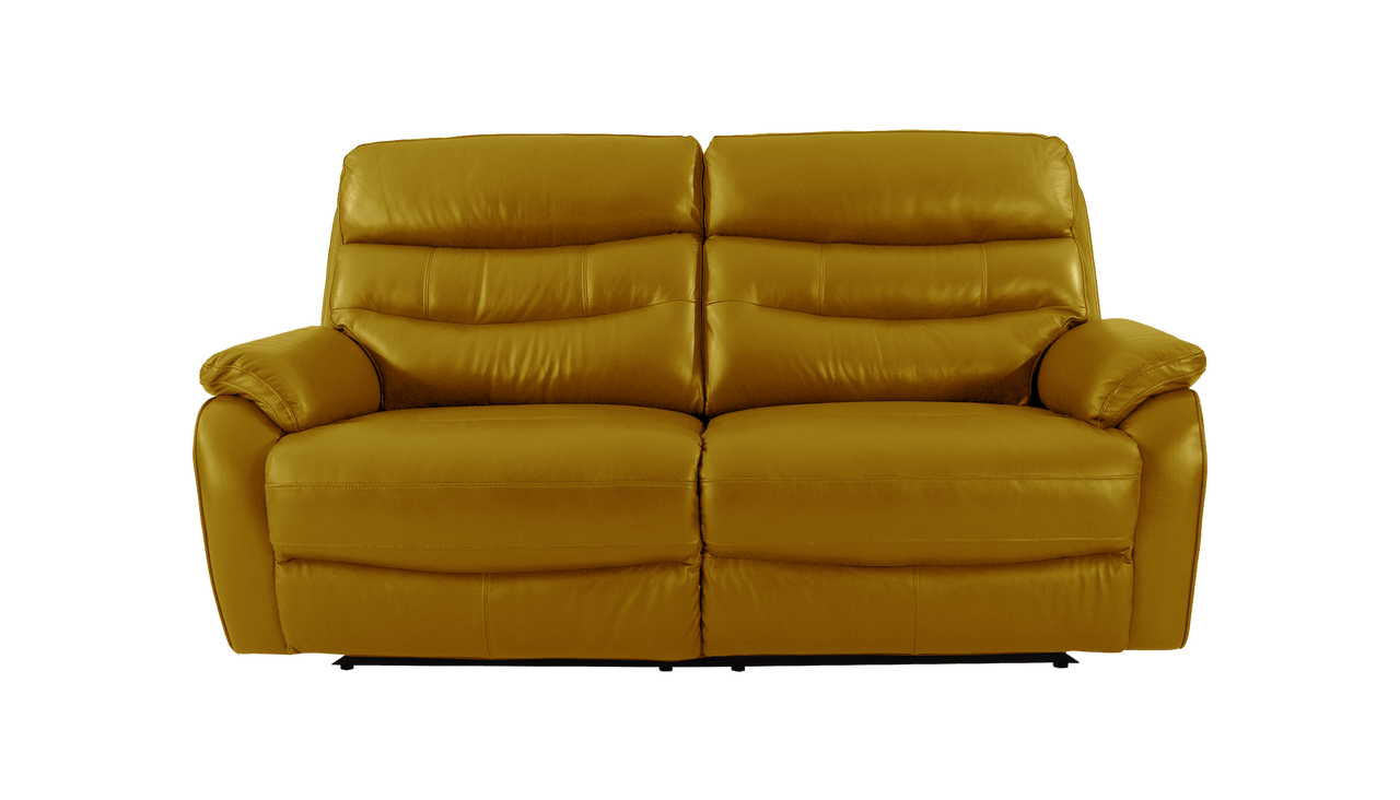 James 3 Seater Leather Power Recliner Sofa