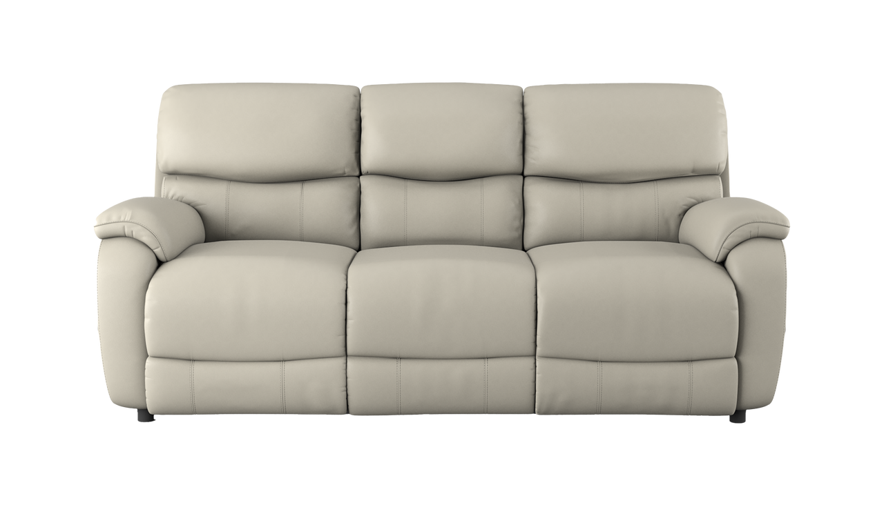 Evelyn 3 Seater Power Recliner Leather Sofa