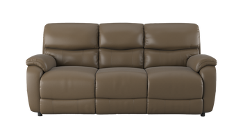 Evelyn 3 Seater Power Recliner Leather Sofa