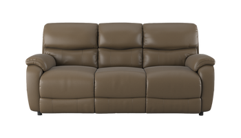 Evelyn 3 Seater Leather Sofa