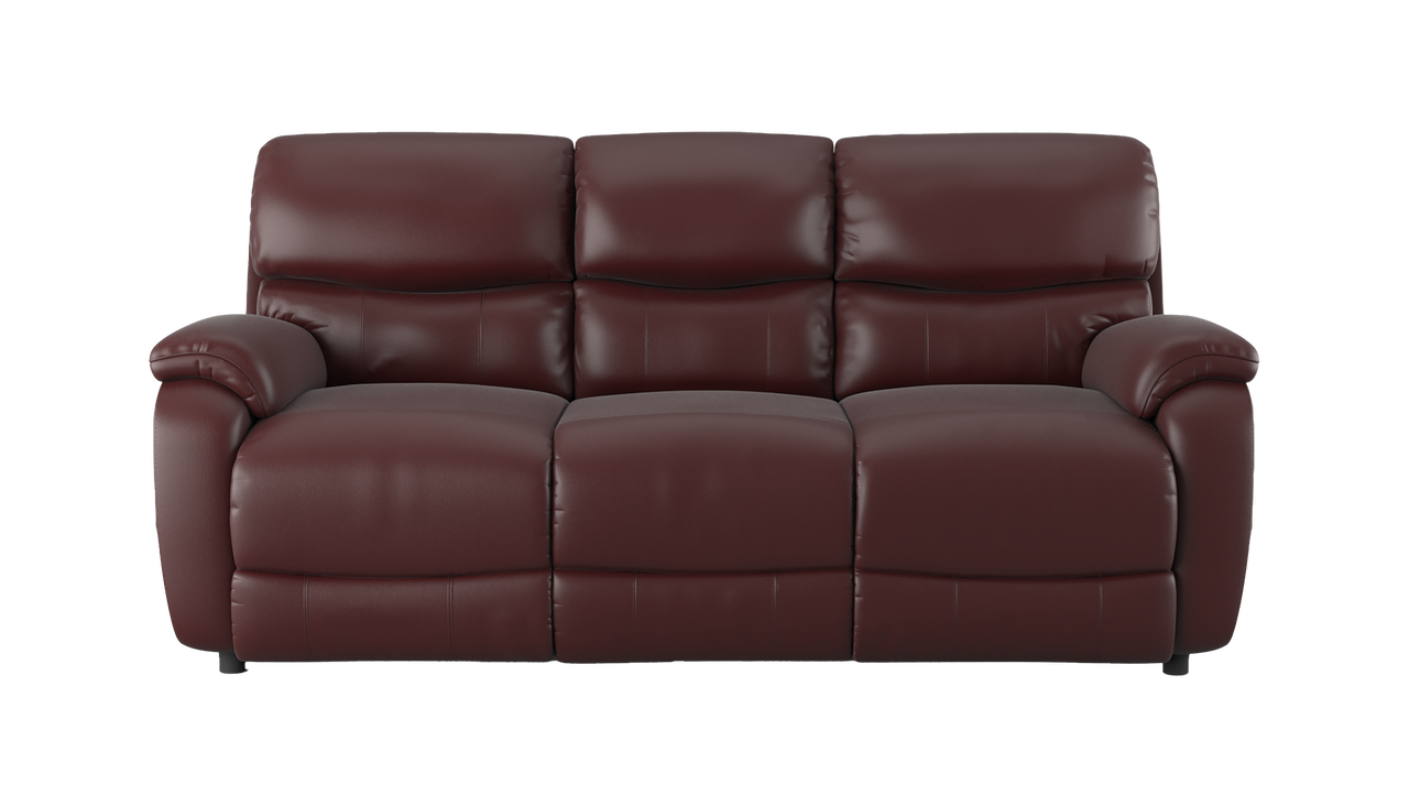 Evelyn 3 Seater Leather Sofa