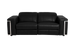 Cora 3 Seater Power Recliner Leather Sofa With Power Headrests