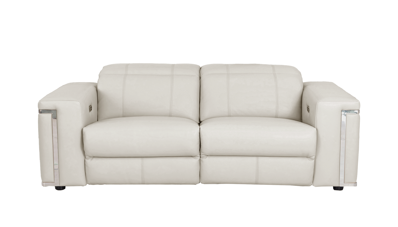 Cora 3 Seater Power Recliner Leather Sofa With Power Headrests