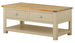 Arlington Two Tone Coffee Table with Drawers - AHF Furniture & Carpets