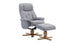 Dubai Swivel Chair and Stool - AHF Furniture & Carpets